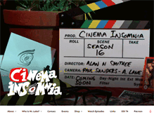 Tablet Screenshot of cinemainsomnia.com